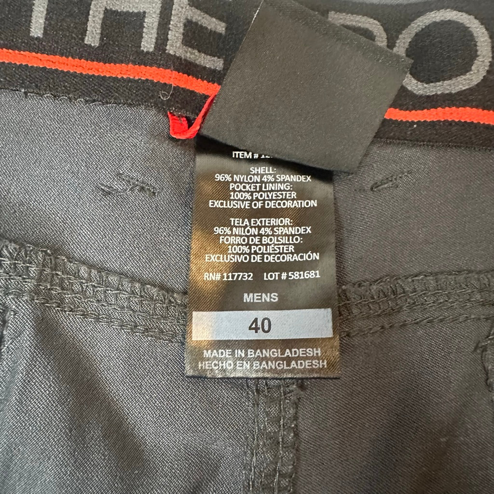 Men's Gerry Black Cargo Shorts Waist 40 - Picture 4 of 5